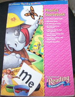 Phonics Source Book Primary Reading Resources Letter Word Cards