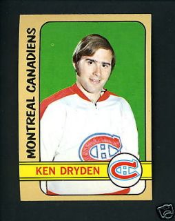 1972 1973 Topps # 160 Ken Dryden EX/MT+ cond Montreal Canadiens