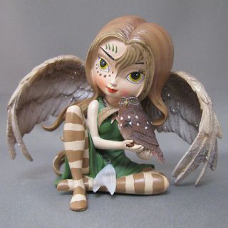 Dusty Jasmine Becket Griffith Fairy Figurine with Owl   Call of the