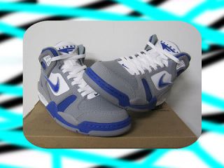 NIke Air Flight Falcon Grey Royal Blue White DS Size 12 new 397204 040