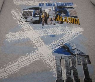 New ALASKA Adult Lg T Shirt Grey ICE Road Trucker