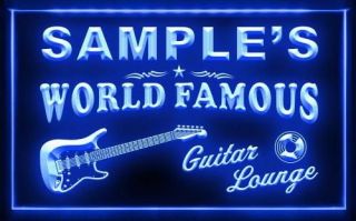 PF TM Name Personalized Custom Guitar Band Room Bar Beer Neon LED Sign