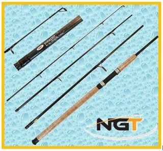 4pc 9ft TRAVEL LURE FISHING ROD 20g 50g CARBON FIBRE ALL ROUND ROD