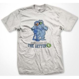 Sponsored by the Letter E. Cookie Monster Mens T shirt