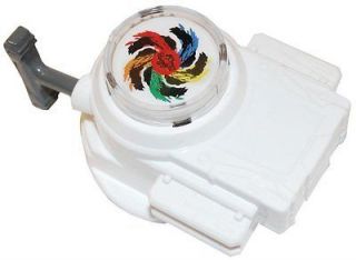 BEYBLADE TAKARA TOMY PARTS LIMITED EDITION WHITE REV UP LAUNCHER SUPER