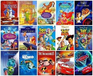 Disney Pixar Classic Movie Fridge Magnets set of 15