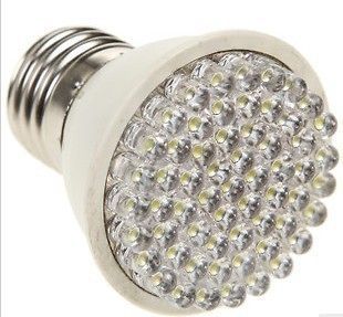 110V 3W E27 60 LED Light White Bulb Ultra Bright Lamp 120° 180 240LM