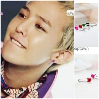 BB33] Bigbang G Dragon Colorful Clothing Pin Earring