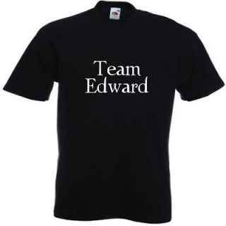 Team Edward Twilight inspired breaking dawn Fans Ladies T Shirt WHITE