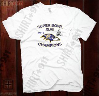 Baltimore Ravens Super Bowl XLVII 2012 Champions champs lewis ray T