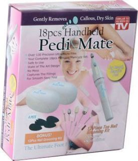 Pedi Pro ped egg pedicure manicure set callous remover foot padegg