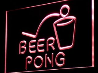 j214 r Beer Pong Bar Pub Club Game NEW Light Sign
