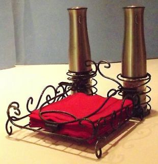 SHABBY CHIC Wrought Iron Serviette HOLDER with Prov for RUSSELL HOBBS