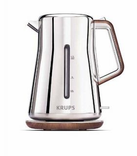 Krups BW600 Silver Art Collection 2 Quart Electric Kettle NEW