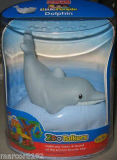 Fisher Price Little People Zoo Talkers Animals   DOLPHIN New