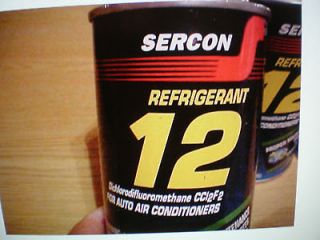 12 Cans R12 refrigerant freon unopened case 12 oz