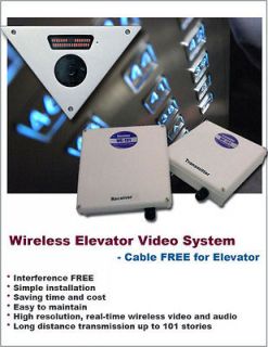 The Perfect 2.4G Wireless Elevator Video Surveillance System   Up to