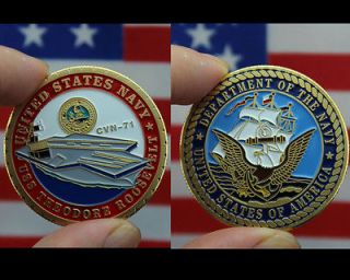 Commemorative Coins  Navy Theodore Roosevelt CVN 71 #460