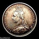 RARE SILVER 1889 GB SMALL JUBILEE BUST ~ VICTORIA ~ 3 PENCE~OLD