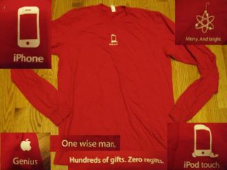 The ULTIMATE APPLE STORE Red T SHIRT Listing S M L XL 2XL iPod iPhone