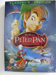 Walt Disneys   Peter Pan (DVD, 2007, 2 Disc Set, Platinum Edition)