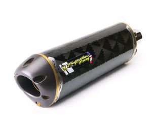 2012 ZX14 Two Brothers Carbon Fiber Slip On Exhaust ZX14R Gold Series