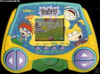 1990s TIGER ELECTRONIC RUGRATS HANDHELD TRAVEL TOY LCD VIDEO GAME