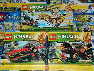2013 Lego Ninjago GOLDEN Dragon Gold Cole Jay Ninja Set 70502