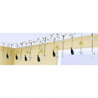 Black silver gold Champagne ceiling decoration Garland Hollywood