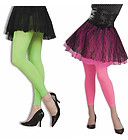 80s Neon Footless Tights Costume Accessory