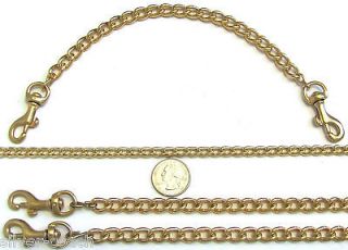 mm Gold/Nickel Clip On Replacement Shoulder Bag Purse Pouch Clutch