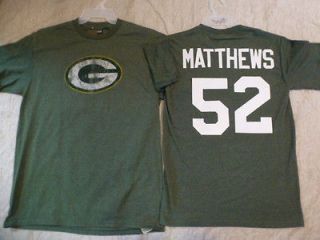 3111 Licensed Apparel Green Bay Packers CLAY MATTHEWS Football Jersey