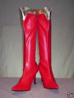 Sexy Supergirl Boots w Narrow Heel