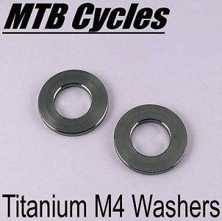 Ti Titanium M4 Washers (6Al 4V metric bolt screw fastener)   SUPER