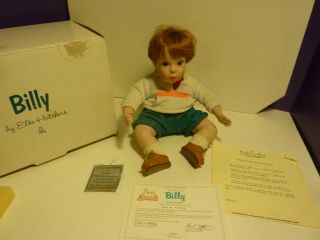 Danbury Mint Elke Hutchens BILLY Doll porcelian w cert