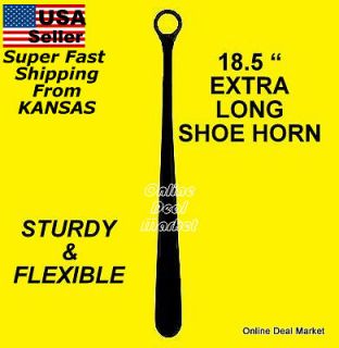 BRAND NEW 18.5 EXTRA LONG SHOE HORN Flexible Sturdy SUPER FAST
