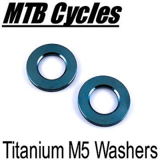Ti Titanium PURPLE M5 Washers (6Al 4V metric bolt screw fastener
