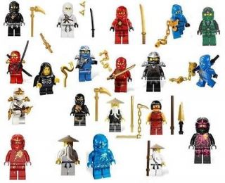 Lego Ninjago U pick 24 to choose from, Jay Kai Cole Zane Wu DX ZX