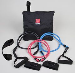 12 MINUTE TONING GYM   Resistance Sculpting bands with handles and