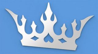 Decals Sticker Royal Crown Fairytale Chess Queen King Kingdom ZZ2XR