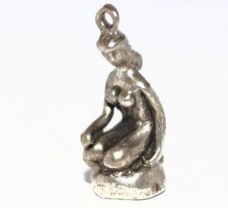 1960s Little Mermaid, Denmark Vintage Sterling Silver Bracelet Charm