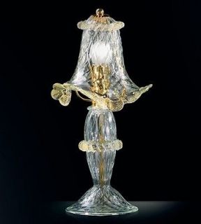TOPDOMUS genuine Murano glass chandelier 300087/L in 24K gold glass