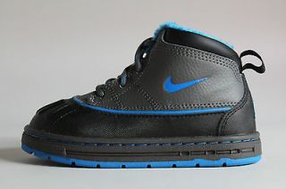 Nike Woodside ACG Grey Black Blue Authentic Toddler Size TD Baby Boots