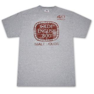 OLDE ENGLISH 800 Malt Liquor 40 ounces Shirt NEW