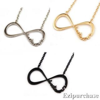 Fashion 1D One Direction Infinity 8 Symbol Directioner Necklace