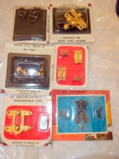 Lot of Assorted Miniature Hardware Dollhouse Furniture Scale Hinges