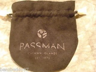 Passman Gallery SATIN LINED Jewelry Travel Storage drawstring pouch