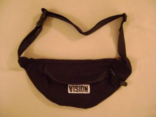 NOS Vision Street Wear Fanny Pack Hip Pack BLACK