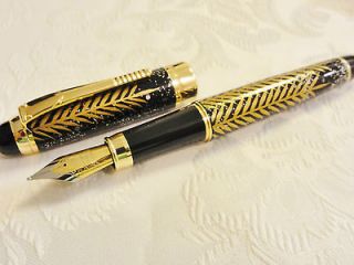 Japanese Urushi Lacquer golden Makie fountain Pen “Willow