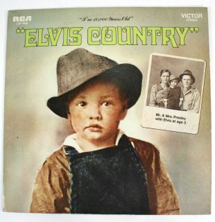 ELVIS PRESLEY Vinyl Record 1971 ELVIS COUNTRY RCA LSP 4460 33 1/3rpm